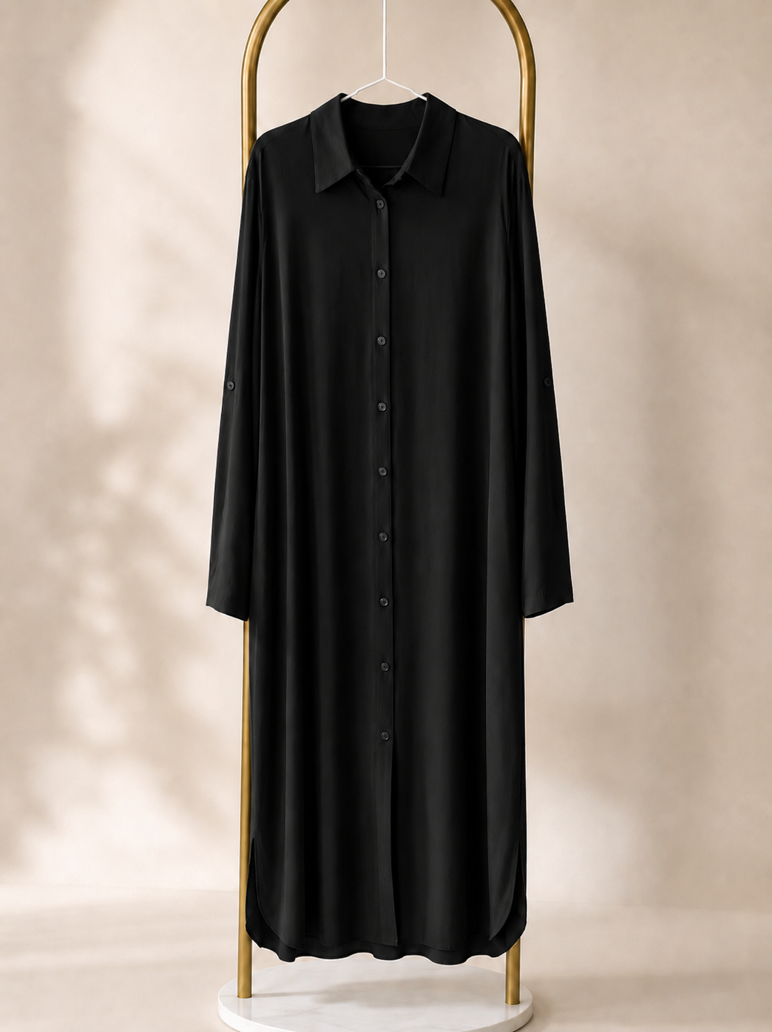 Button-Up Casual Abaya