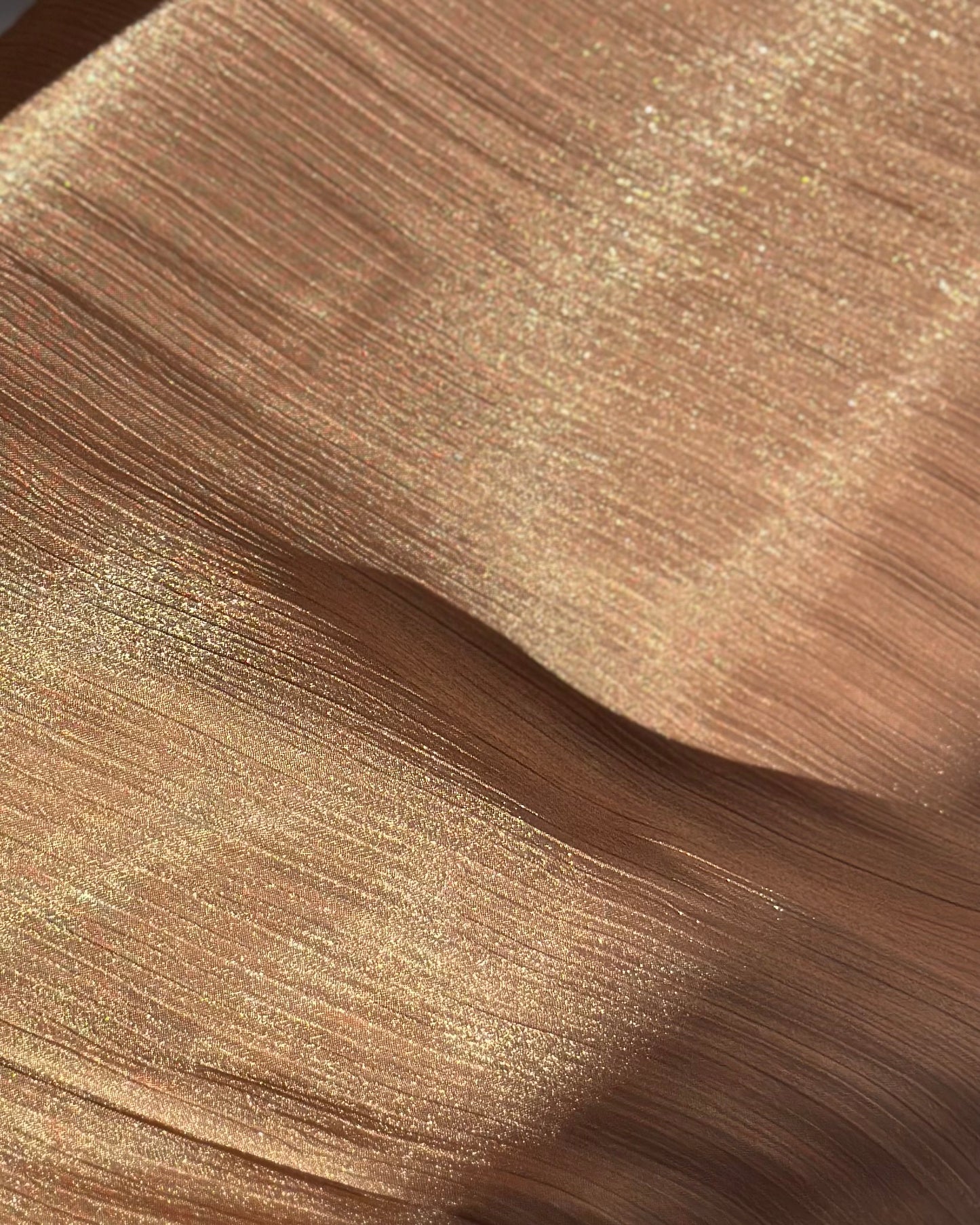 Shiny valentino chiffon - copper sv42