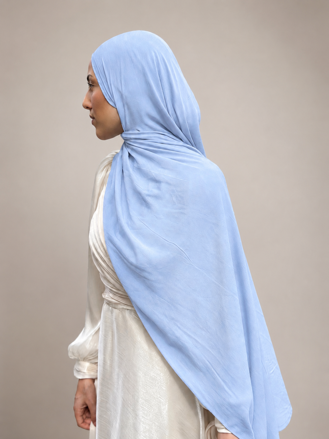Premium modal Hijab - baby blue pm10