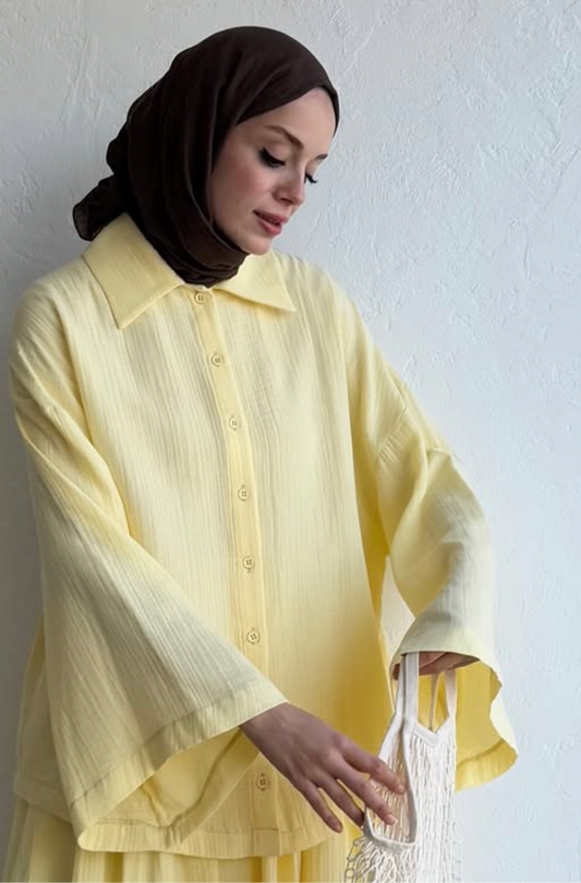 Yara Bloom Top - Butter Yellow