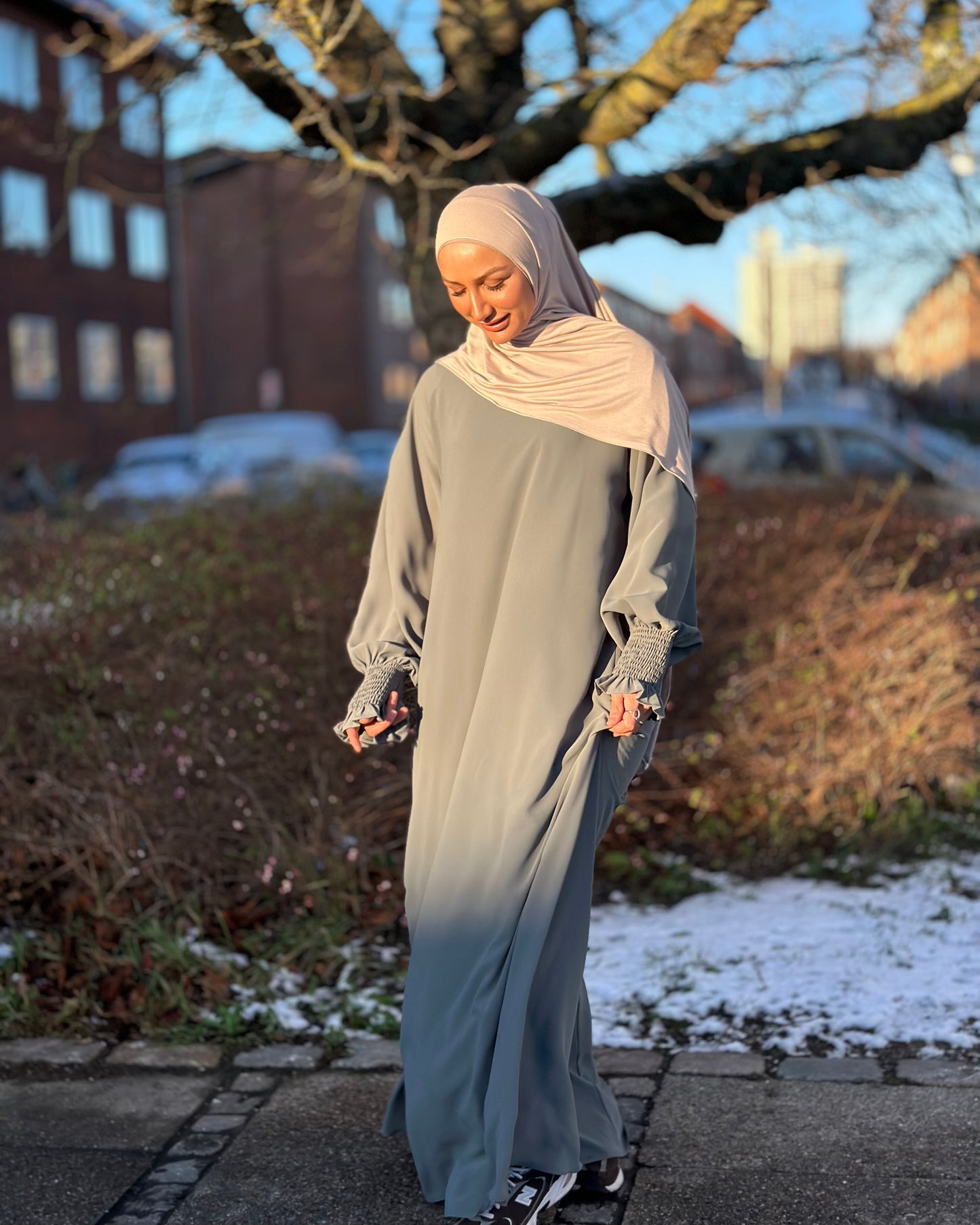 Samaya Abaya Sage Green