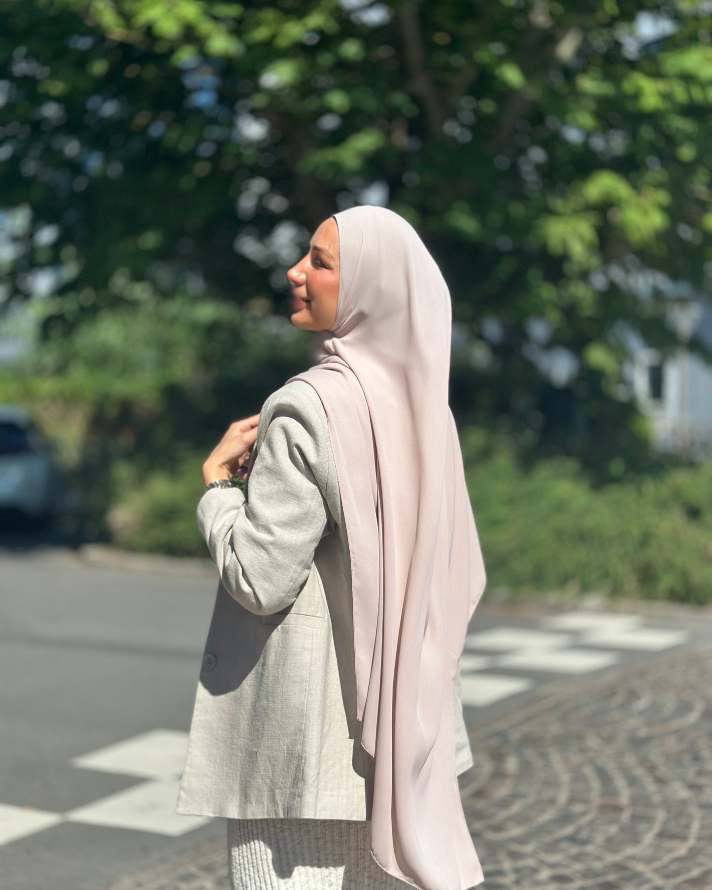 Lux chiffon hijab - L115