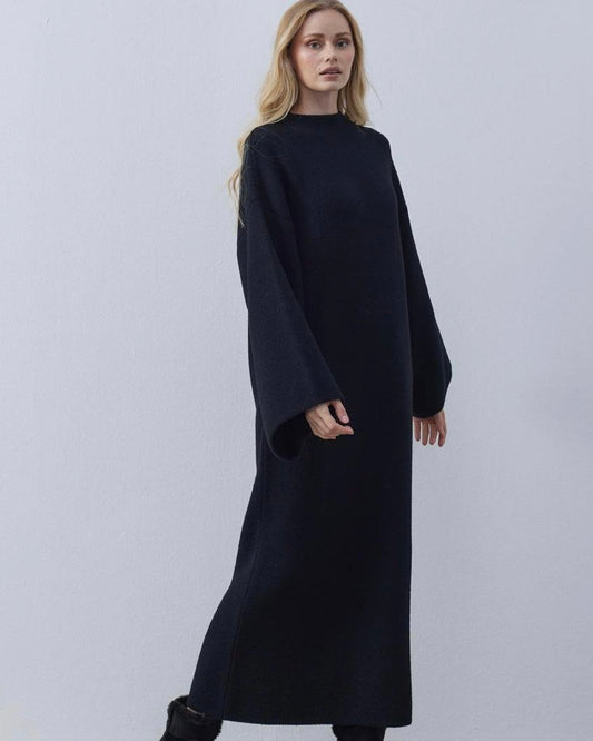 Teddy maxi dress - noir