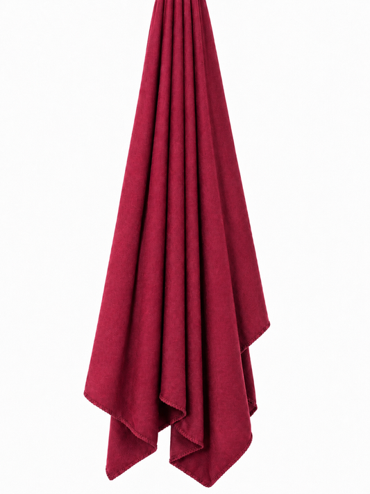 Plain Jersey hijab - Red wine b29