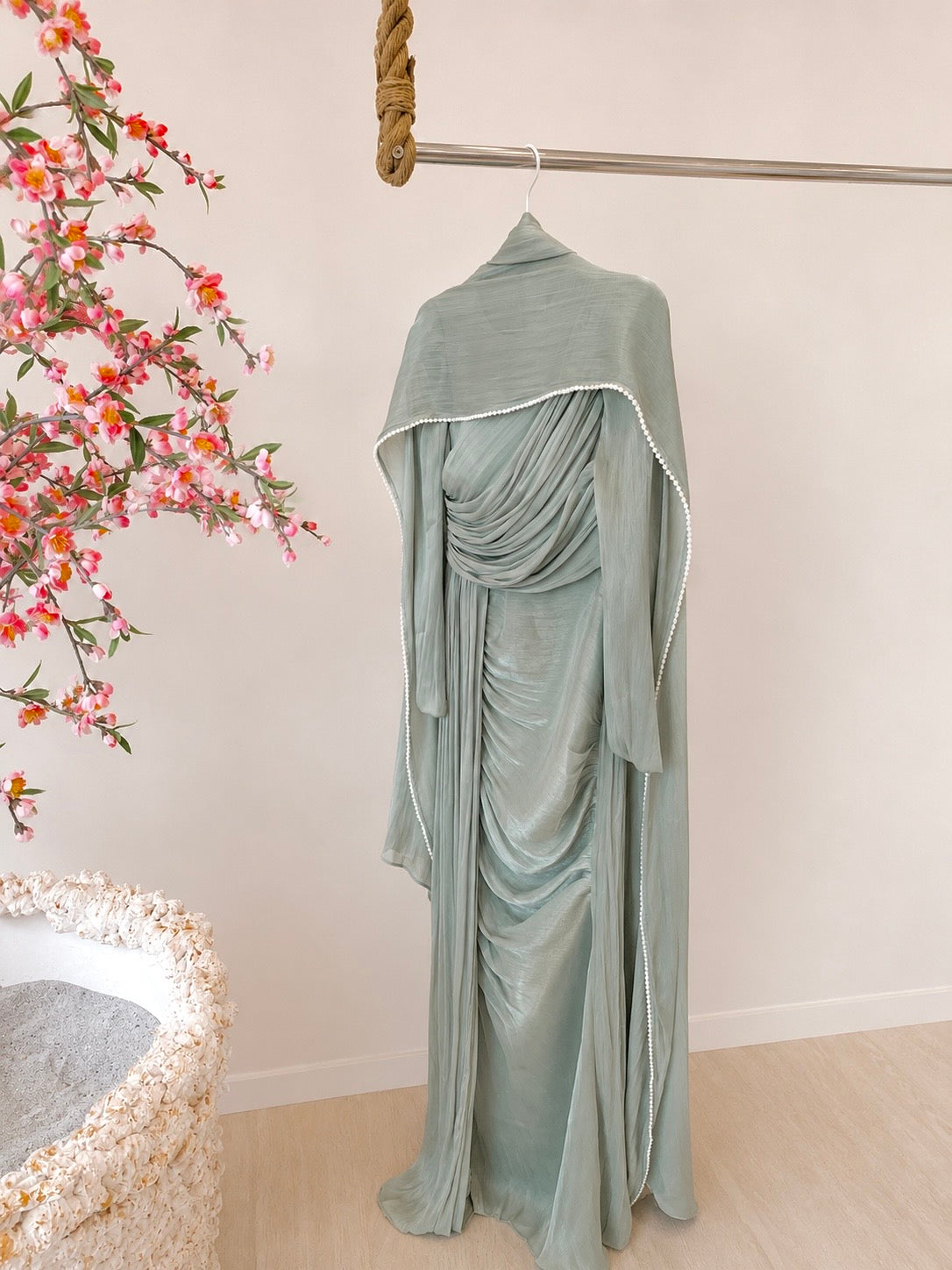 Gleaming dress - Dubai Pistachio