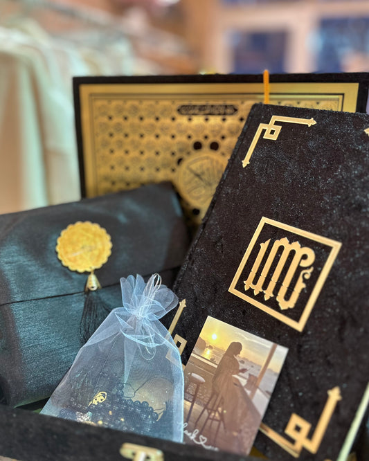 Delux Siyah hediye kutusu