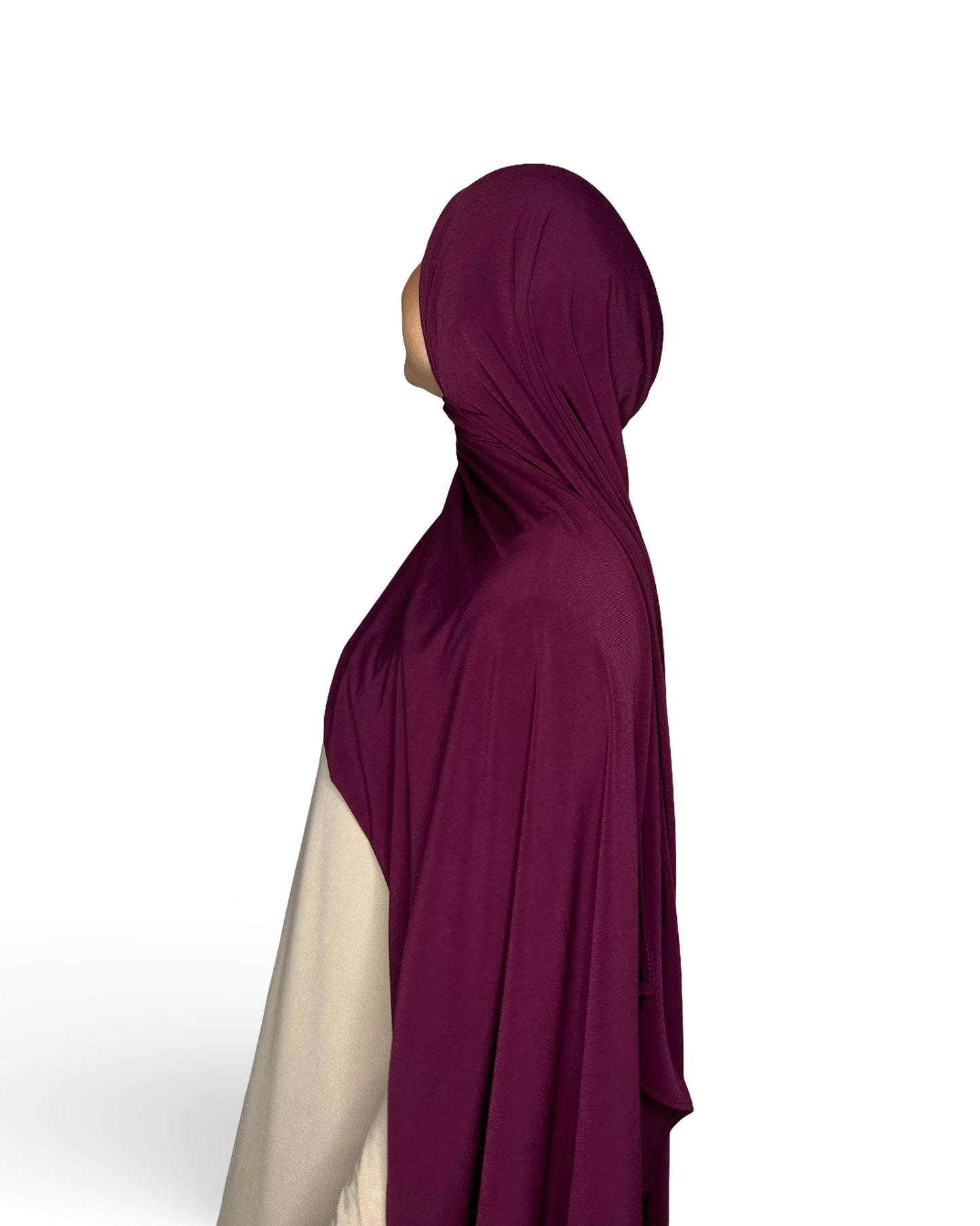 Liquid Hijab - red Wine berry - Lh37