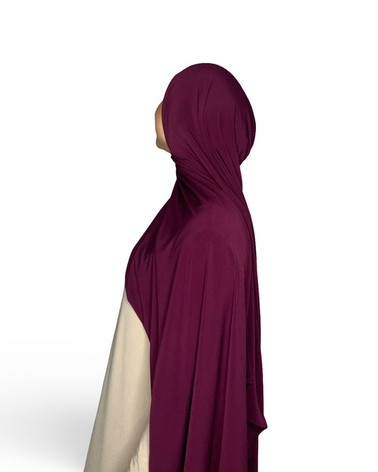 Liquid Hijab - red Wine berry - Lh37