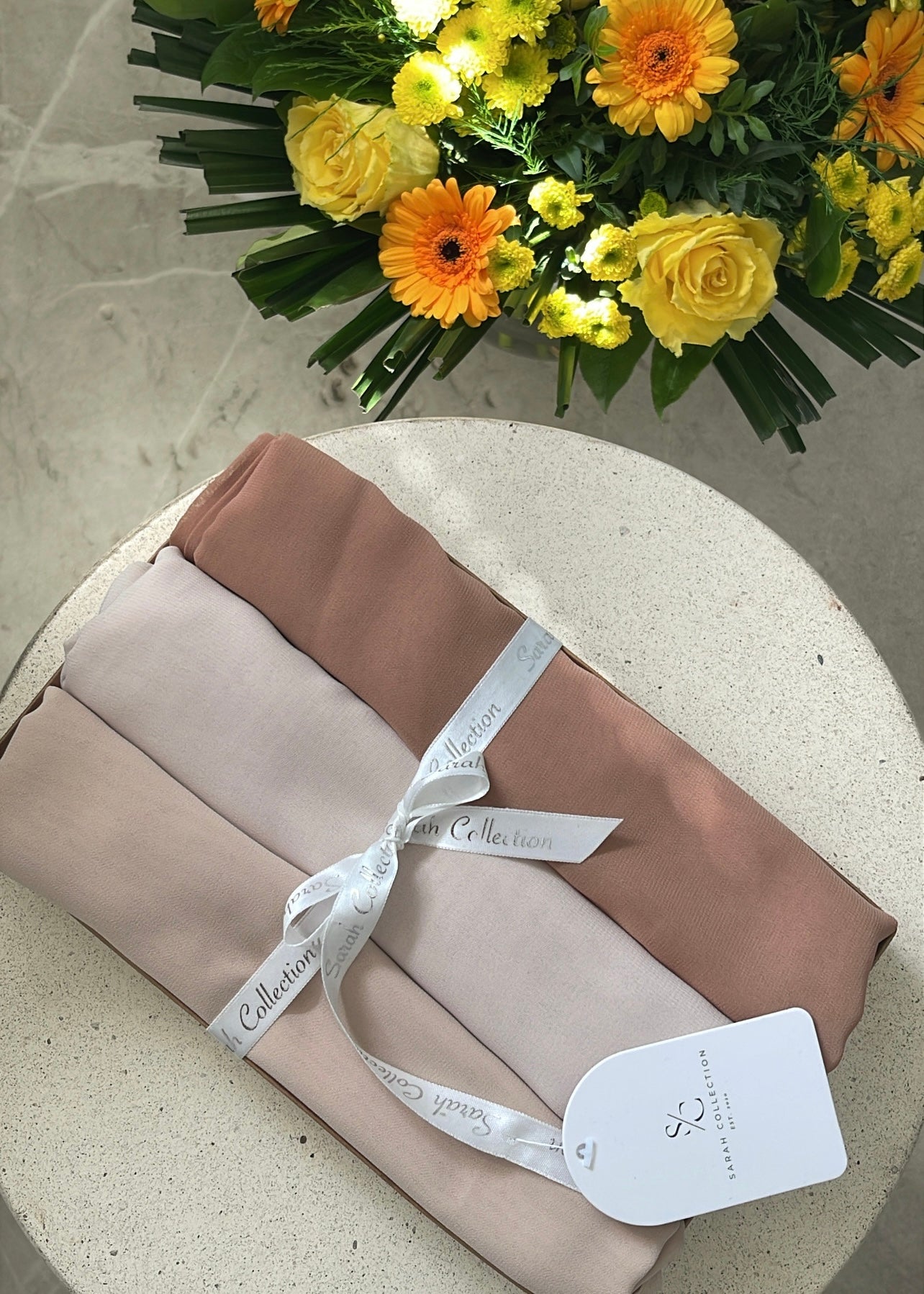3 different chiffon in one box 🌸