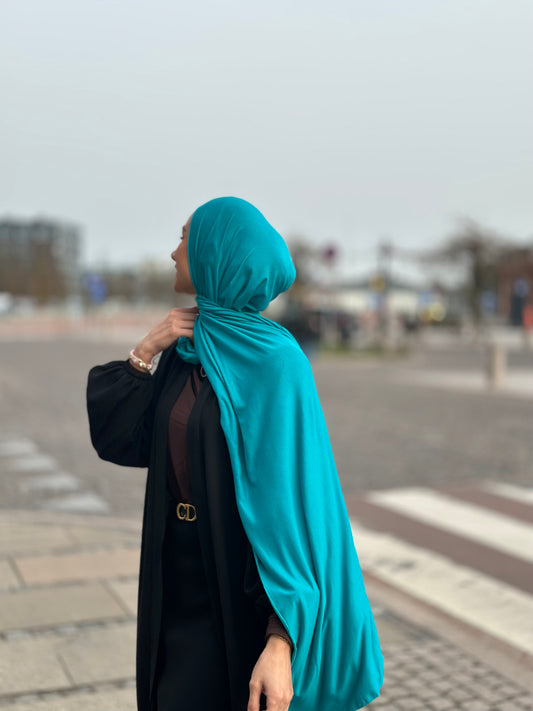 Plain Jersey hijab -  b1801