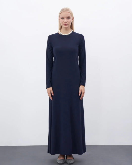 Temel Abaya - Lacivert