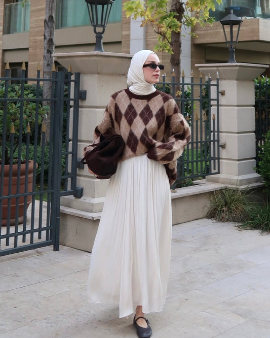 Woodson Knit Sweater – Brown