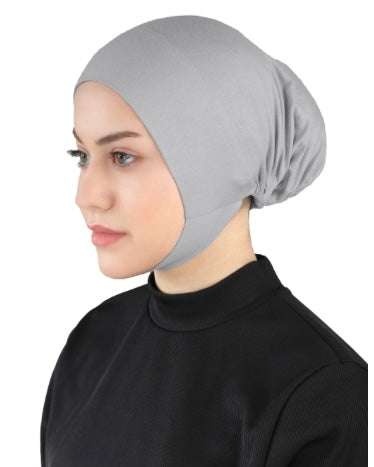 Closed Undercap with Chin Strap - Stone cs08
