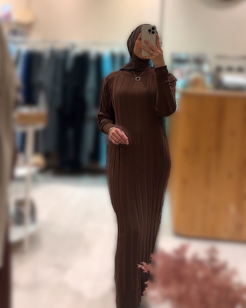 Anaya dress - cinnamon