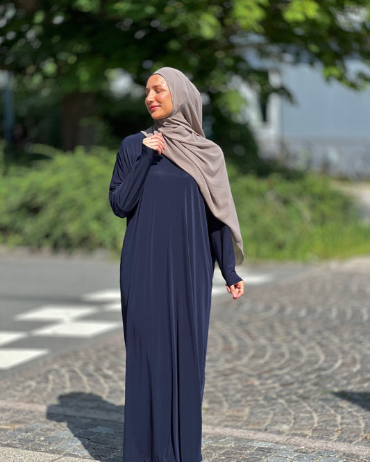 Butterfly basic Abaya -Navy