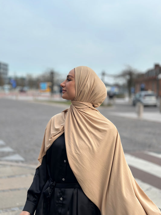 Plain Jersey hijab - b179