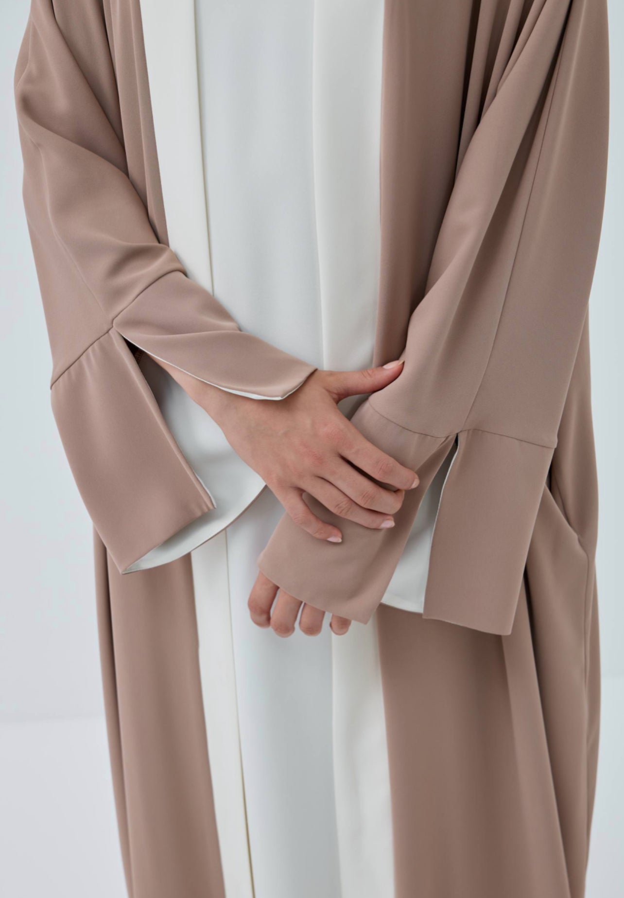 The Desert Silk Abaya- beige