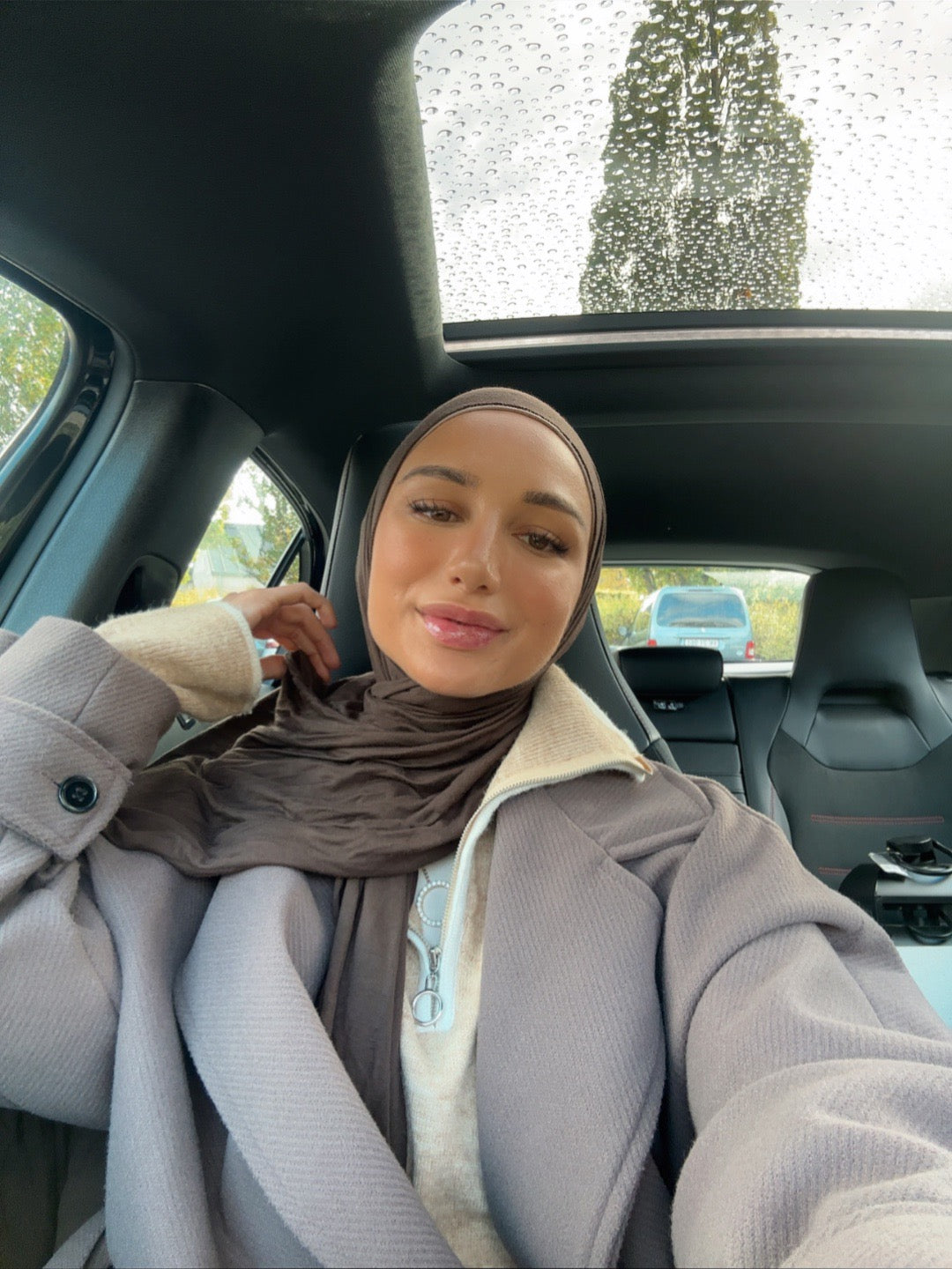 Lux Jersey hijab - choko n07