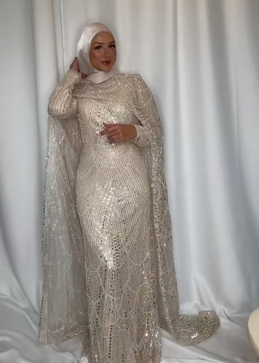 Royal Himalaya dress White