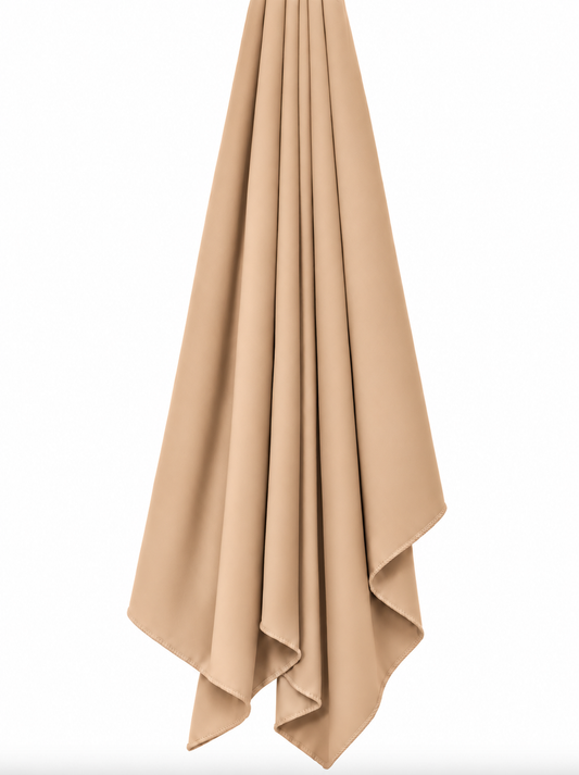 Plain Jersey Hijab - Golden b61