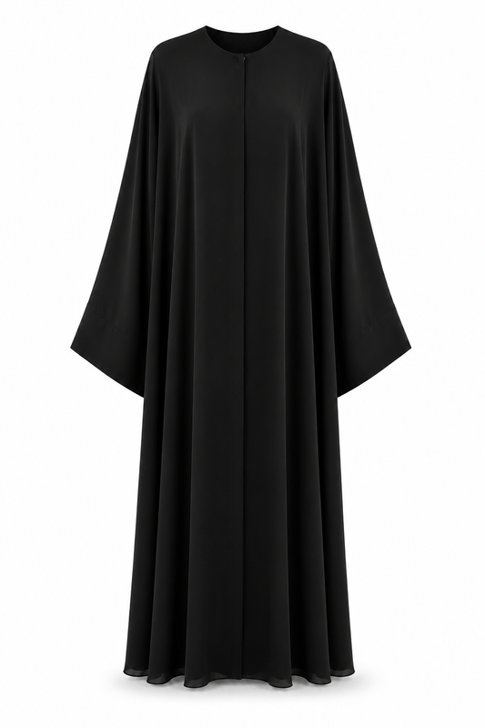 Dreamy chiffon Abaya with matching hijab