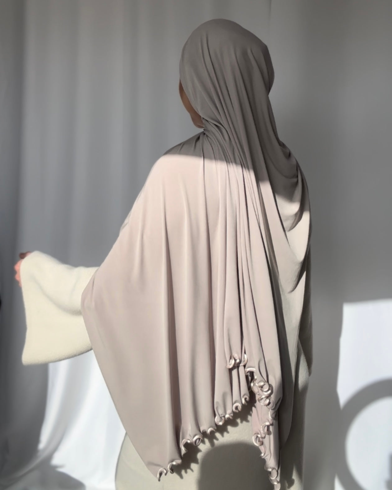 Flowy Lycra Hijab - Glace Fl58