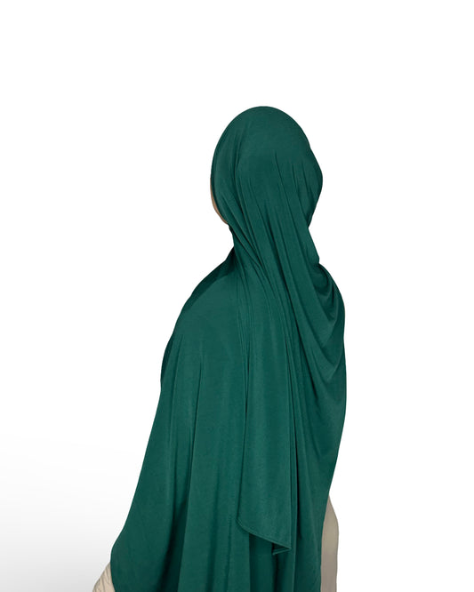 Liquid Hijab - forest green- Lh30