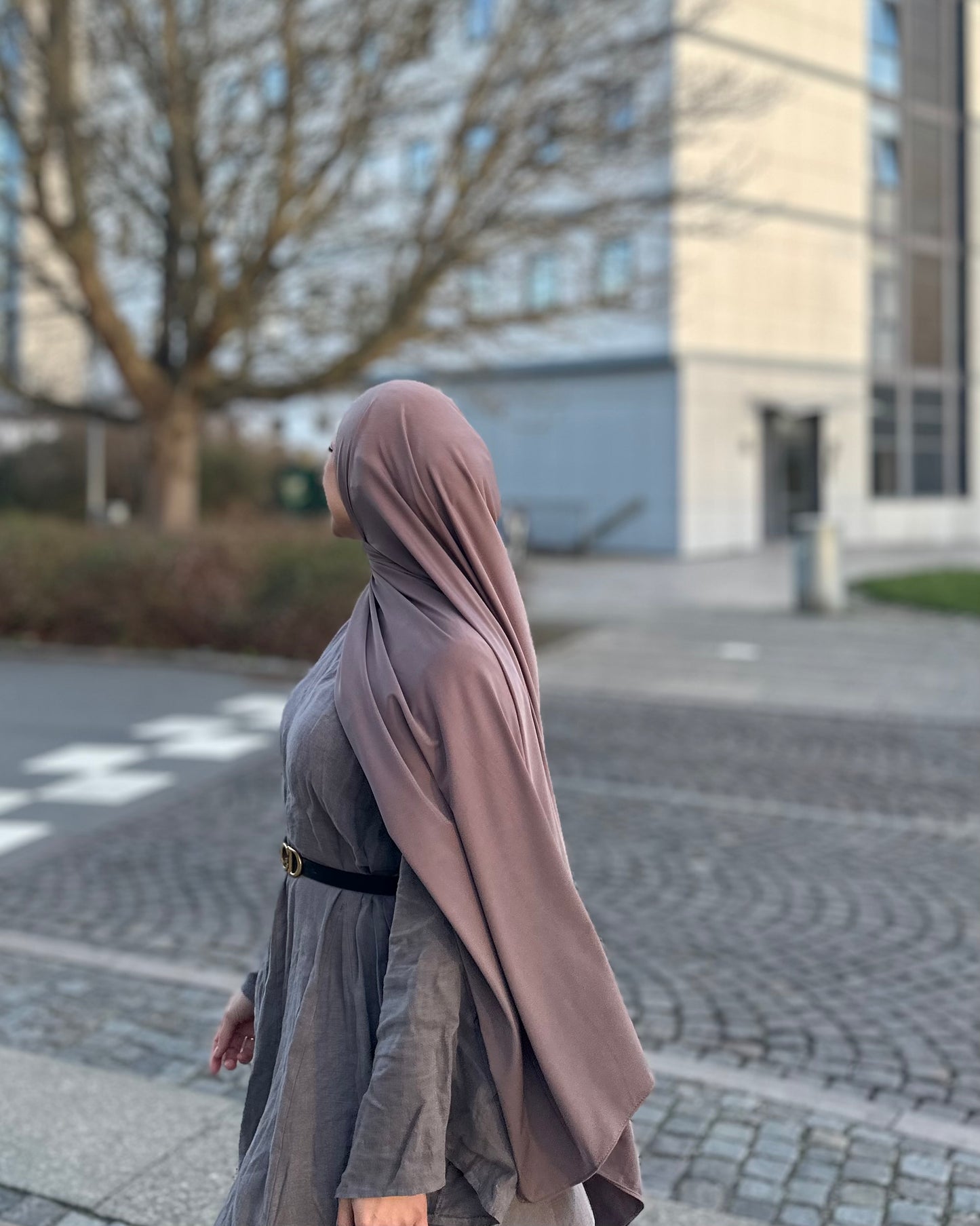 Liquid Hijab - Wood  - Lh44