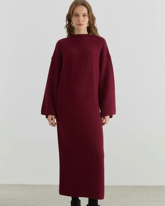 Teddy maxi dress - Burgundy