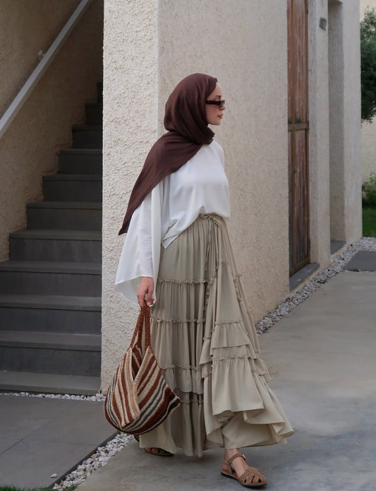 Samira Lilly skirt - Powdered Pistachio