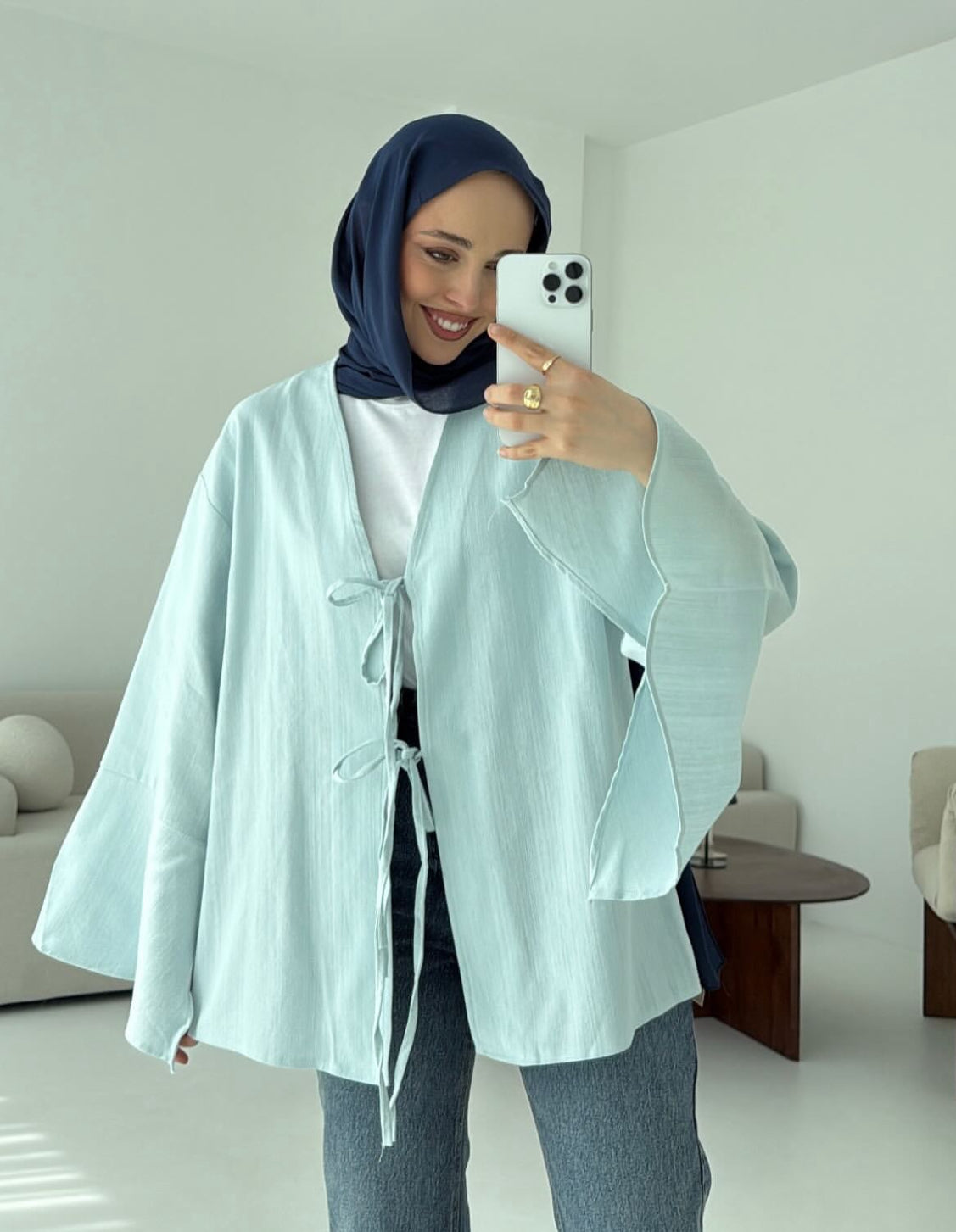 Alira butterfly top - Ocean