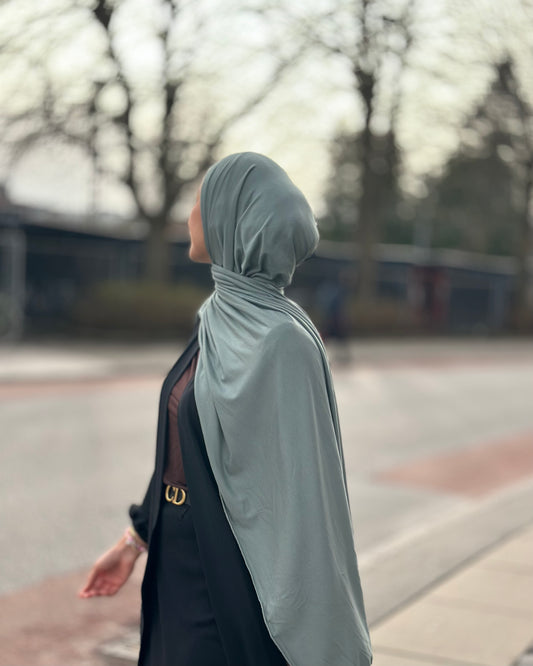Plain Jersey hijab -  b187