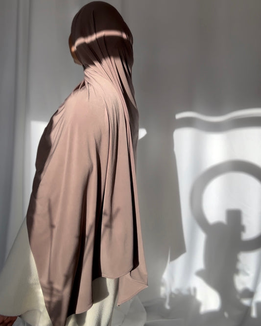 Liquid Hijab -  Dusty ranch Brown Lh53