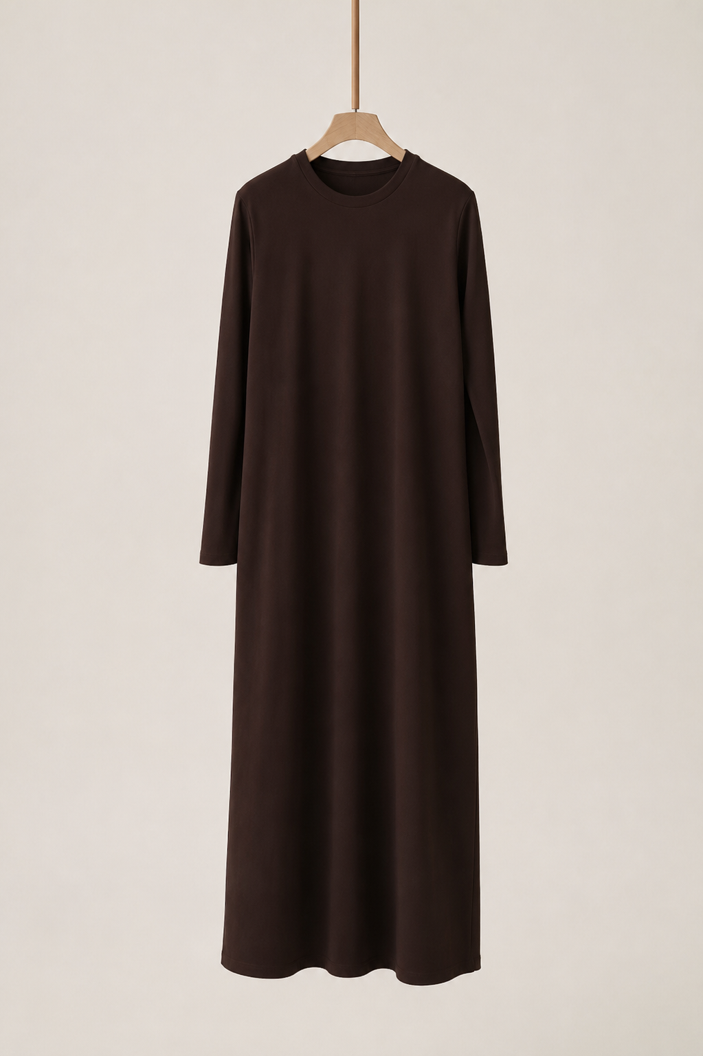 Cotton Abaya - Brown