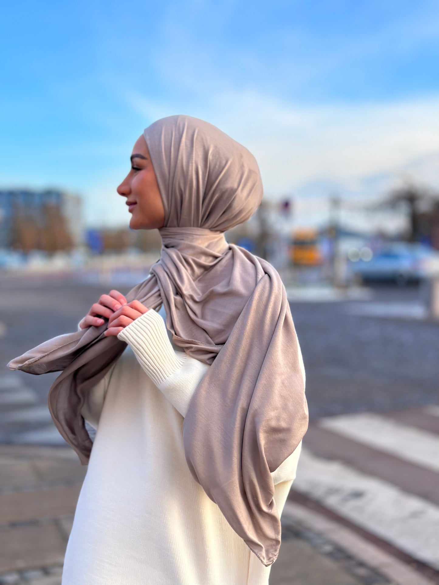 Thin Jersey Hijab - Tb42