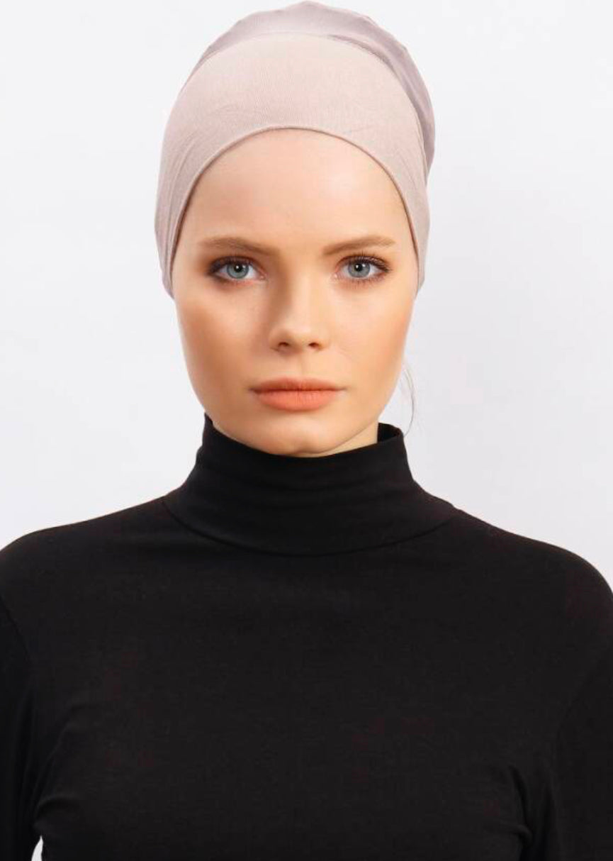 undercap with net - light pink ba04