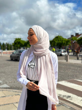 Indlæs billede til gallerivisning Lux chiffon hijab - Ivory L108
