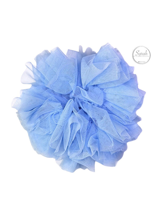Fluffy Scrunchie - Baby Blue