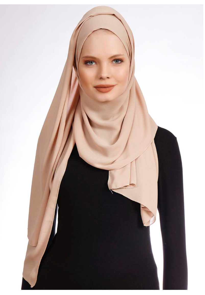 Dreamy Chiffon hijab - Gold dr02