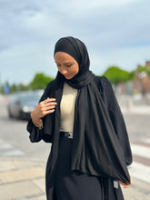 Indlæs billede til gallerivisning Almindelig Jersey Hijab - Sort
