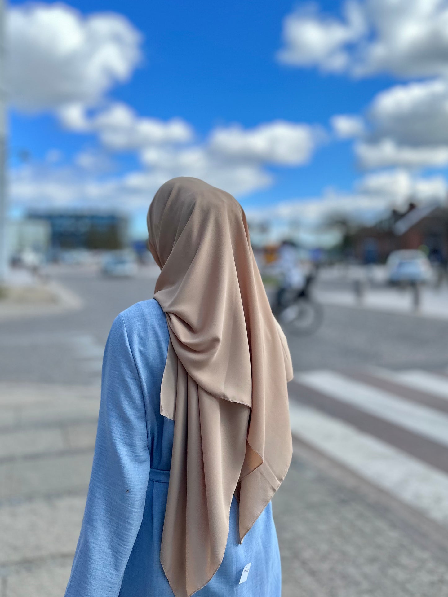 Dreamy Chiffon hijab - Latte dr03