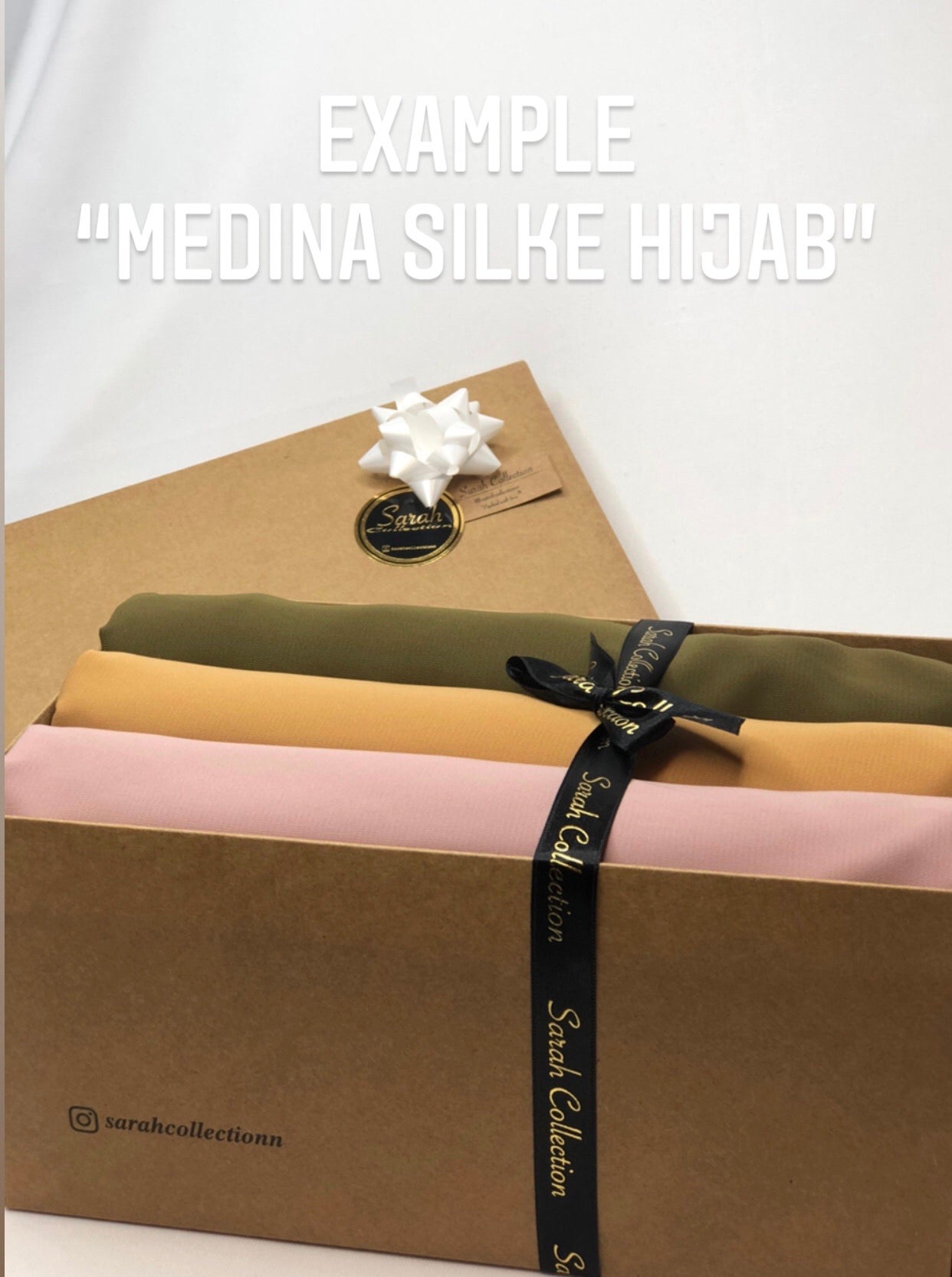Hijab box for 2-3 scarf