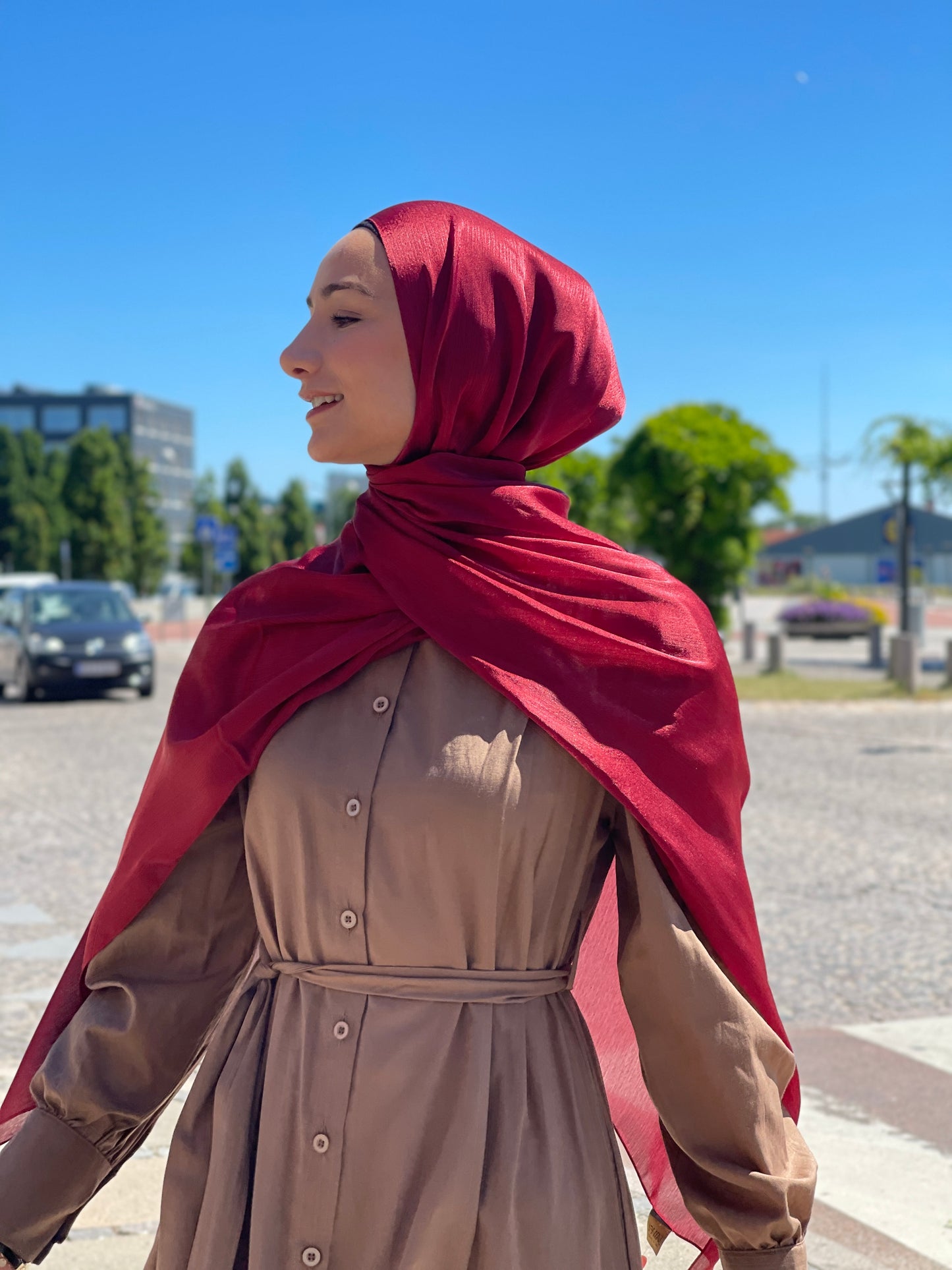 Shiny Silk Hijab - ss53