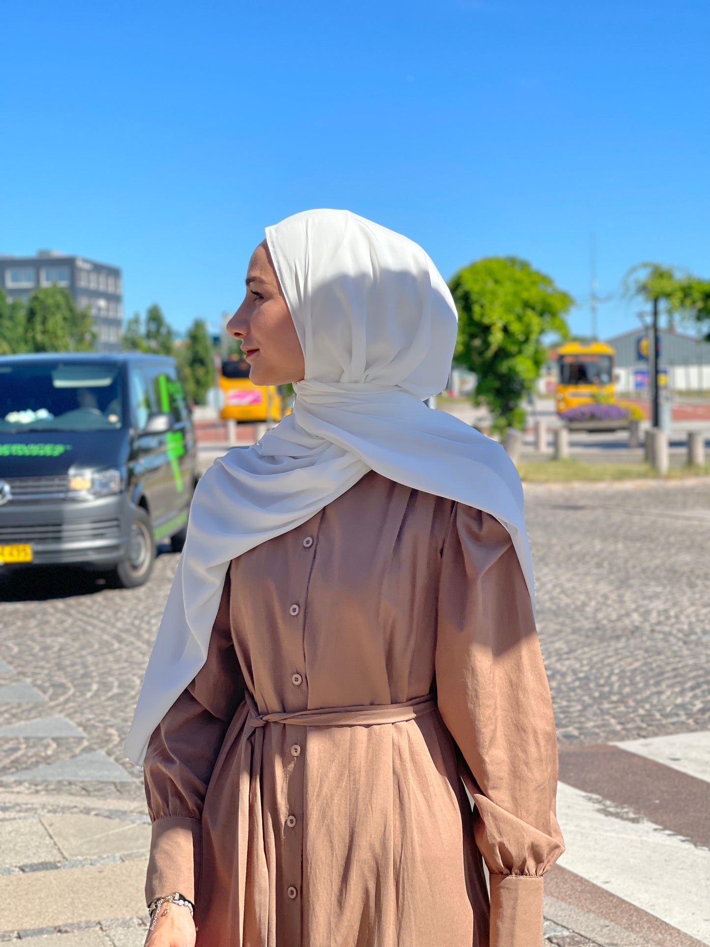 Medina Silke Hijab - Sort
