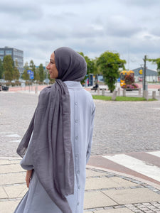 Dubai Hijab - Dark Grey 5