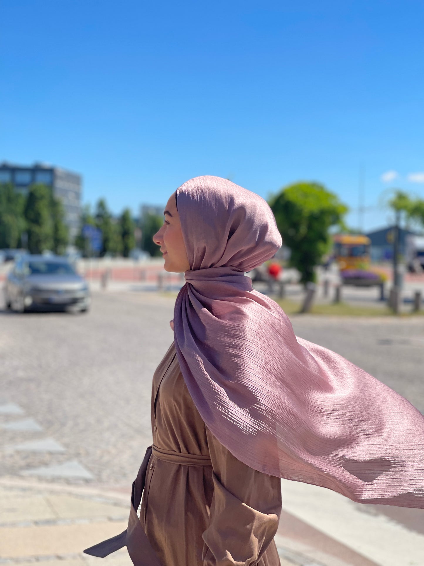 Shiny Silk Hijab - ss73