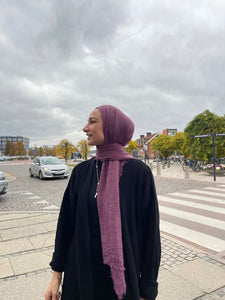 Wrinkle Hijab - Purple 54