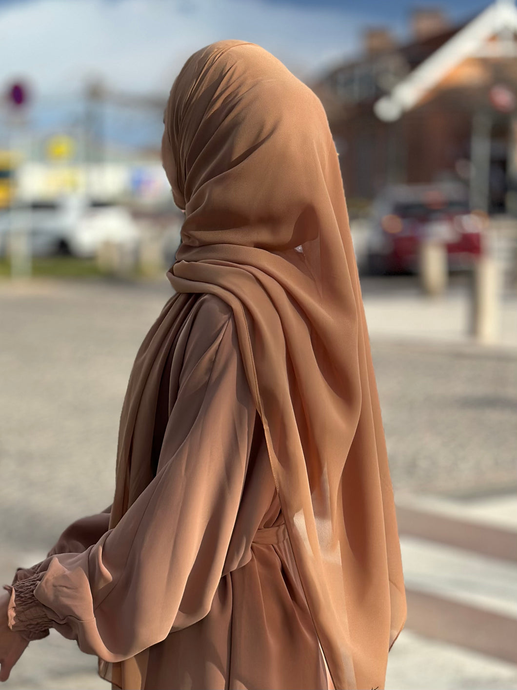 Classic chiffon Hijab - C229