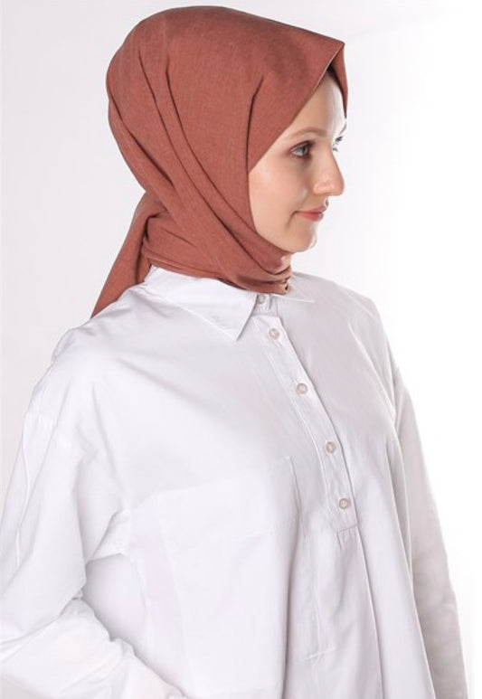 Neutral Cotton Hijab - Kanel