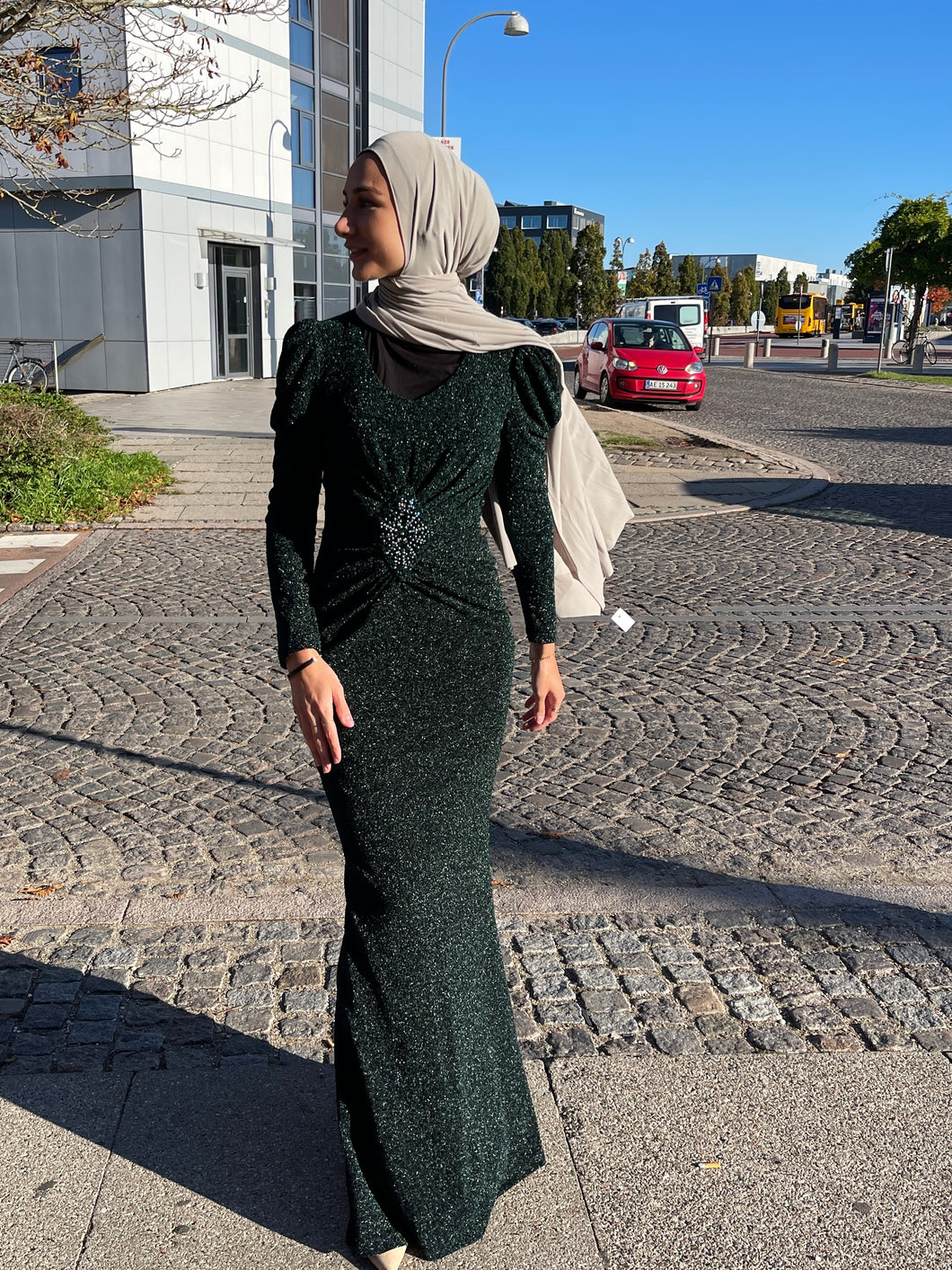 Slim Dress - Green